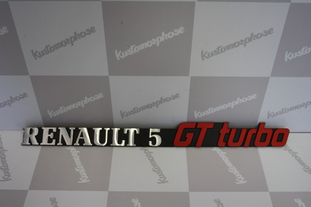 LOGO RENAULT DE CALANDRE CHROMÉ RENAULT SUPER 5 GT TURBO PHASE 1