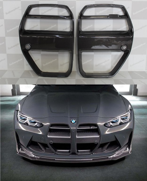 Kit carrosserie pour BMW F30 au design de la BMW M3 G80 avec calandre