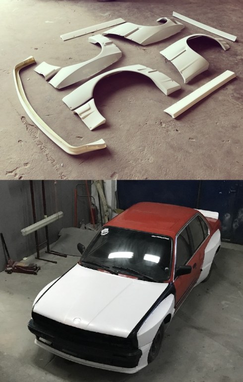 Kit-Carrosserie-BMW-E30-Coupé-type-Pandem-Rockey-Bunny-kustomorphose
