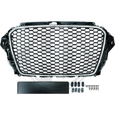 Grille calandre Audi A3 8V look RS3 Chrome