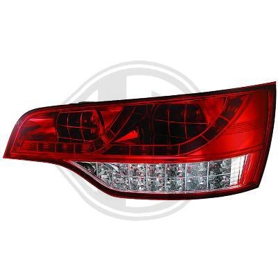 feux arrières design, rouge/blanc a LED Q7