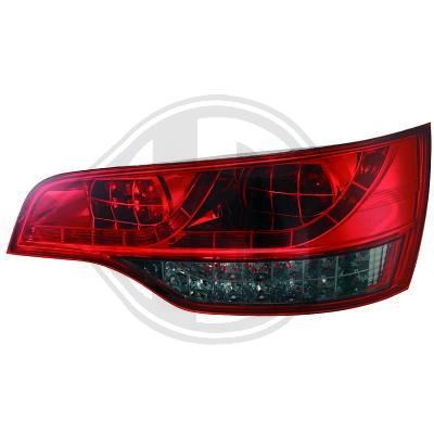 feux arrières design, rouge/fumé a LED Q7