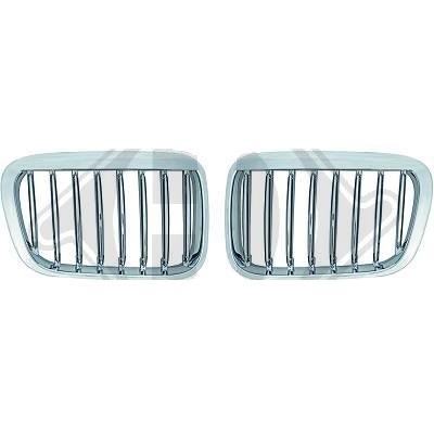 Grille de calandre chrome BMW Série 3 E46 Compact