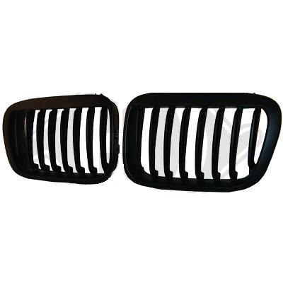 Grille de calandre noire pour BMW Série 3 E46 Compact