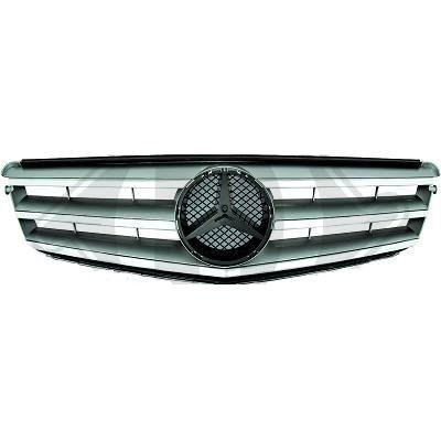 Calandre, chrome/argent Mercedes Classe C W204 2007-2011 