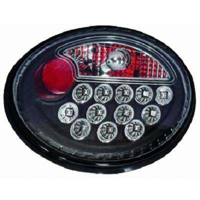 FEUX A LEDS CRISTAL/BLACK VW NEW BEETLE (1998/05-2005)