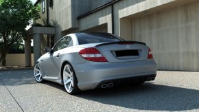 pare choc arrière pour Mercedes slk r171 look C63 AMG