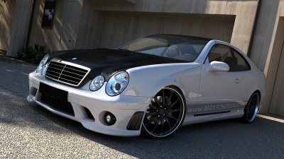 PARE CHOCS AVANT CLK LOOK C63 AMG