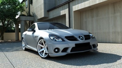 pare choc avant pour Mercedes slk r171 look C63 AMG 