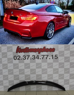 Aileron becquet carbone look M performance BMW M4 Coupé F82