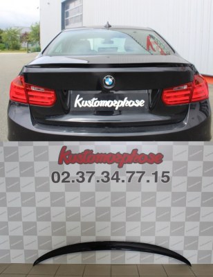 aileron becquet BMW serie 3 F30 type M performance Noir brillant