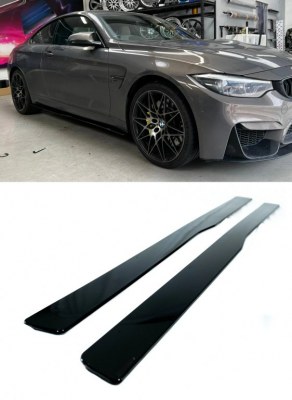 Lame de bas de caisse noir brillant M Performance BMW M4 F82 F83 M3 F80