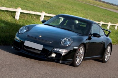 Pare chocs avant Porsche 997 look GT3 MK1 sans lave phares