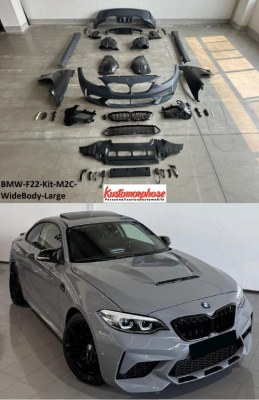 Kit Carrosserie large pour BMW serie 2 F22 F23 look M2 Compétition