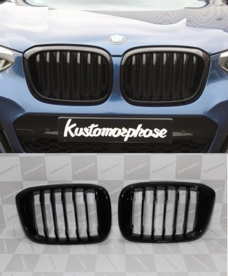 Calandre BMW X3 G01 noir brillant look M performance 