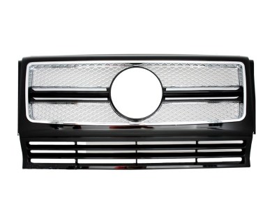 CALANDRE LOOK G65 AMG POUR MERCEDES CLASSE G W463 Chrome Edition 