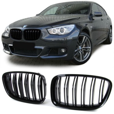 Calandre noir brillant double baton look M4 pour Bmw Série 5 F07