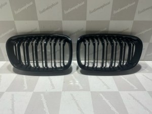 Grille de Calandre noir brillante double baton look M4 BMW F20 F21 2011 a 2015