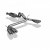 Echappement Catback duplex inox 4x90mm pour HUMMER H2 6.2L