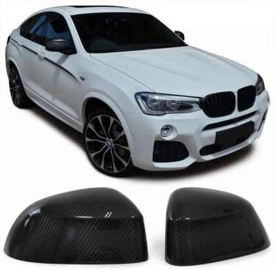 coque de rétro carbone a collé BMW