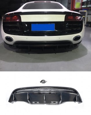 Diffuseur arrière Carbone pour Audi R8 Facelift 2010-2015 