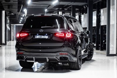 Diffuseur de pare choc arrière Carbone LARTE Design pour Mercedes GLS X167 