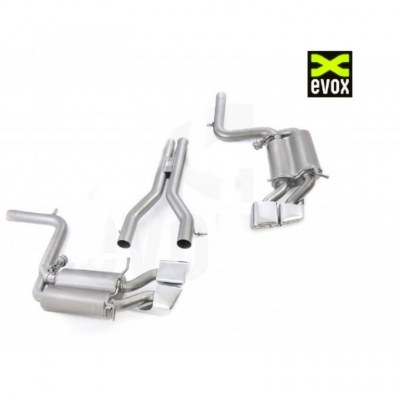 EVOX Ligne d'échappement Inox Cat-Back (Après catalyseurs) à valves Mercedes C63 AMG W204