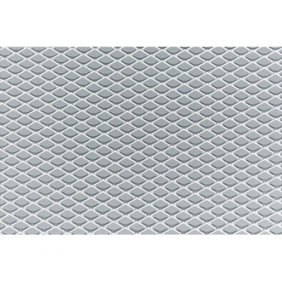 Grille en aluminium gris 125 x 20cm 