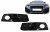 Grille antibrouillard Audi A4 (B8/B81) RS4 look Noir