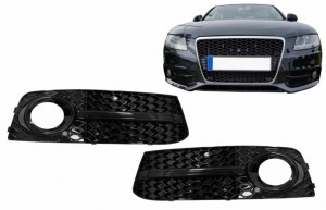 Grille antibrouillard Audi A4 (B8/B81) RS4 look Noir