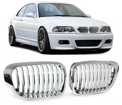 Grille de calandre Chromé BMW Série 3 E46 coupé cabriolet phase 1 99 a 2003