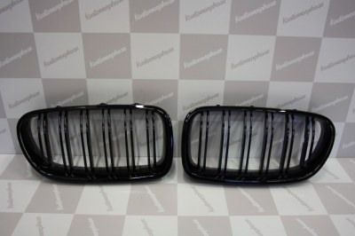 Grille de Calandre noir brillante double baton look M4 BMW F10 F11 