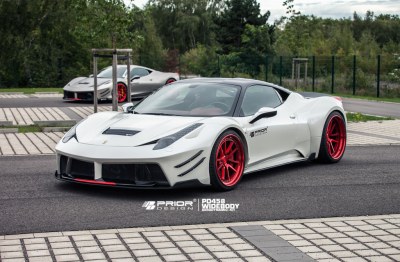 KIT CARROSSERIE LARGE PRIOR DESIGN PD458WD WIDEBODY POUR FERRARI 458 ITALIA