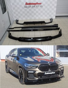 Kit Carrosserie KNIGHT BMW G06 X6 M Performance noir brillant 