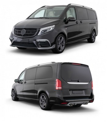 Kit carrosserie look BRABUS Mercedes Vito classe V W447 Châssis long et Extra long