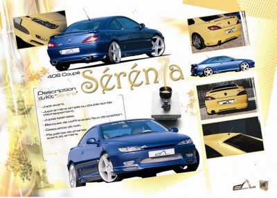 Kit carrosserie "SERENIA" Esquiss'Auto Peugeot 406 coupé