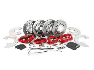 Kit de freins M Performance sport avec étrier rouge BMW M2 F87 et M2 Compétition M3 F80 et M4 F82