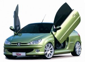 Kit porte lambo doors LSD pour peugeot 206