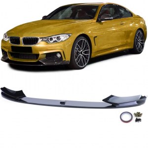 Lame avant de pare choc pack M Noir Brillant BMW F32 F33 F36 look M Performance