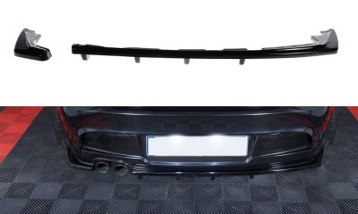 LAME CENTRAL ARRIÈRE SPLITTER (AVEC BARRE VERTICALE) BMW 1 E81/ E87 M-PACK 