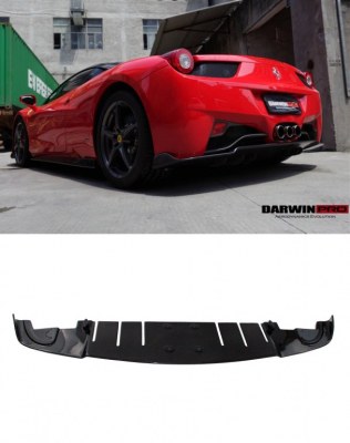 Lame de diffuseur carbone DarwinPro Ferrari 458 Italia