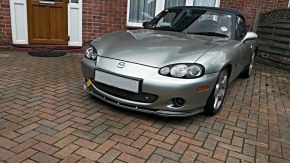 Lame de pare choc avant noir brillant Mazda MX-5 MK 2.5 version standard 2001-2005