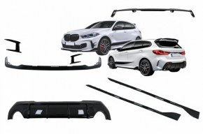 Pack Aero M-perf noir brillant pour BMW serie1 F40 Pack M