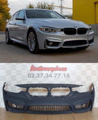 pare choc avant bmw serie 3 F30 F31 M3 F80 avec emplacement antibrouillard 