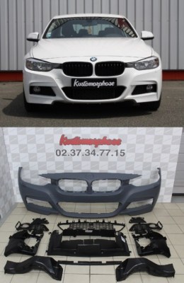 Pare choc avant bmw serie 3 F30 F31 Pack M 2011 à 2015 sans radar PDC