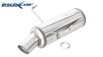 Silencieux d'échappement inox diamètre 90mm pour Peugeot 406