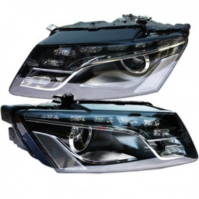 PHARES LED LOOK XENON POUR AUDI Q5 08-2013