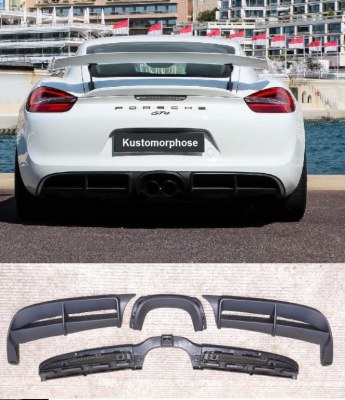 Diffuseur GT4 Porsche Boxster et Cayman 981