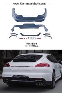 Pare choc arrière Porsche Panamera 970.2 2014-2016