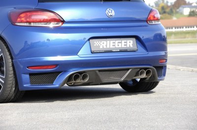 Échappement inox duplex 4x90mm VW Scirocco RIEG